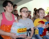 Подарки, предоставленные магазинами «Байрам» и детских товаров «Ежик», порадовали малышей 